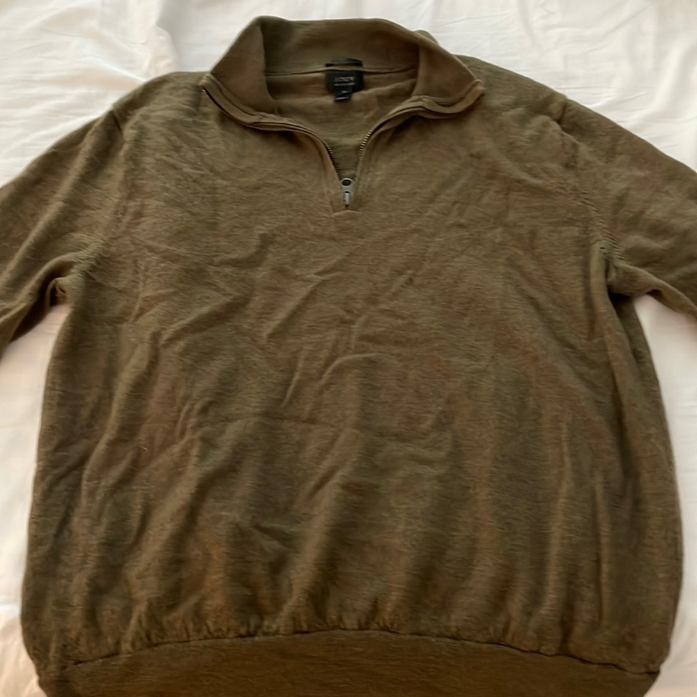 Merino Wool Men’s J.CREW Quarter-Zip